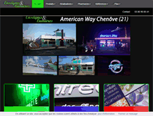 Tablet Screenshot of enseignes-lumieres.com
